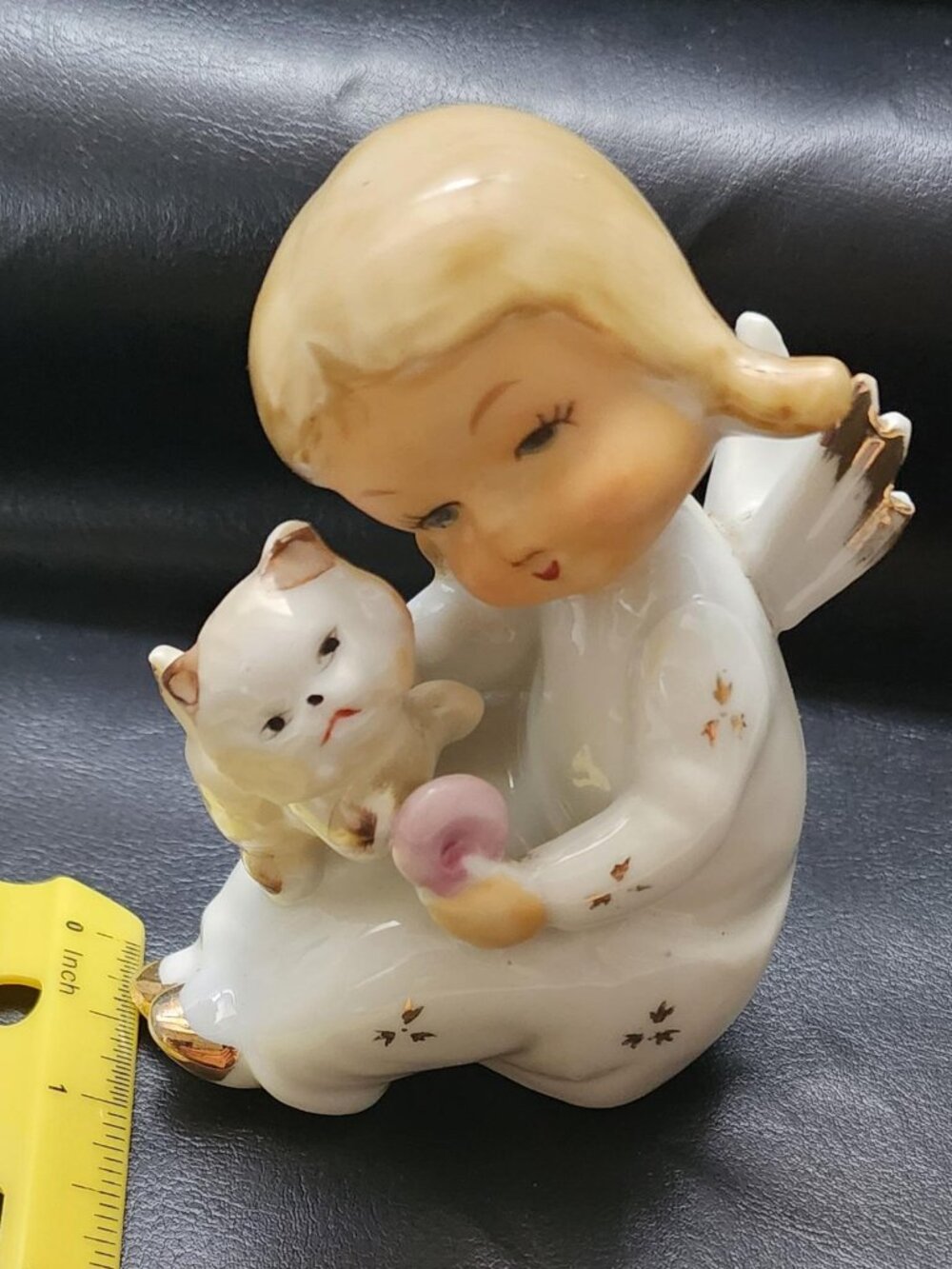 Vintage Hand Painted Ceramic Angel